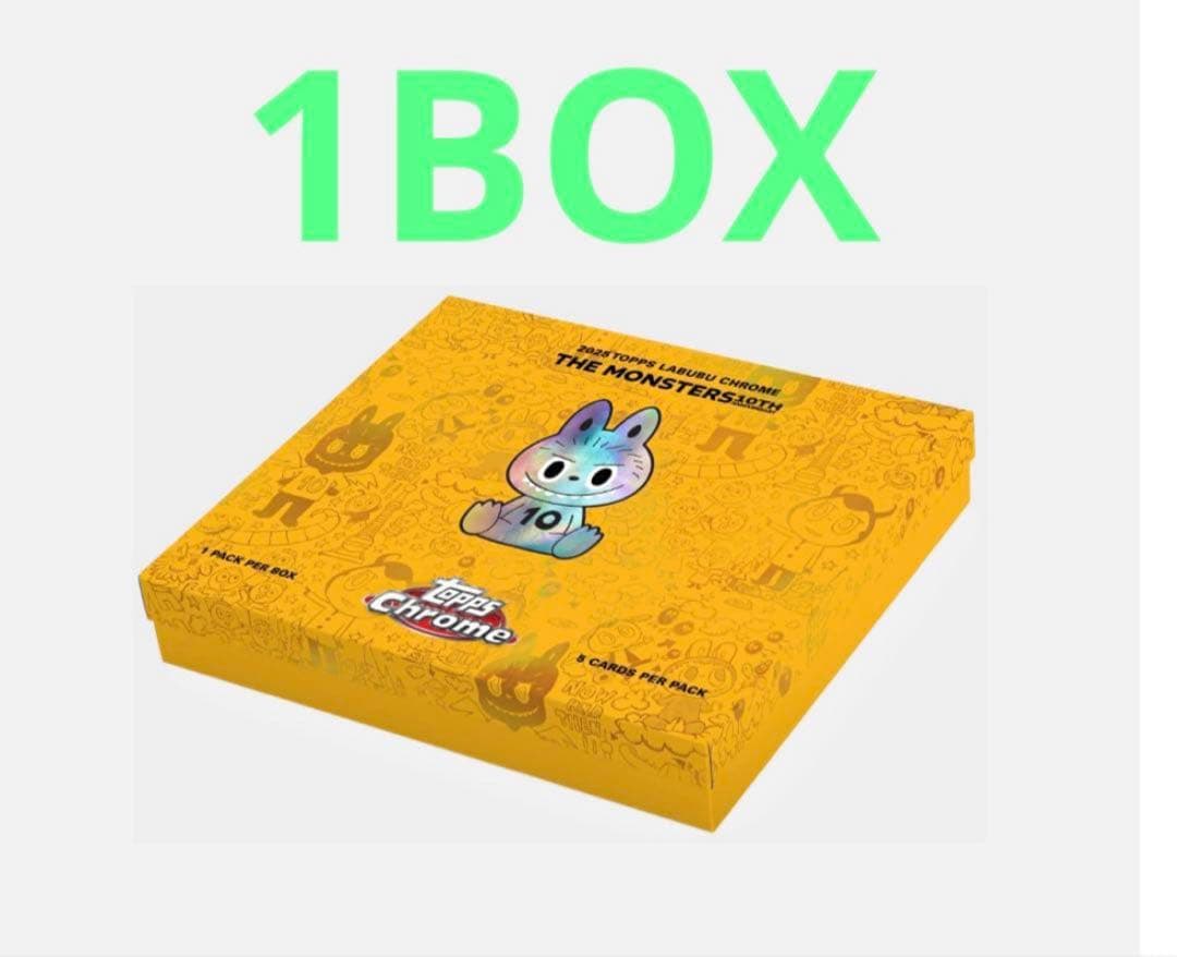 その他 2025 Topps Chrome Labubu 1box