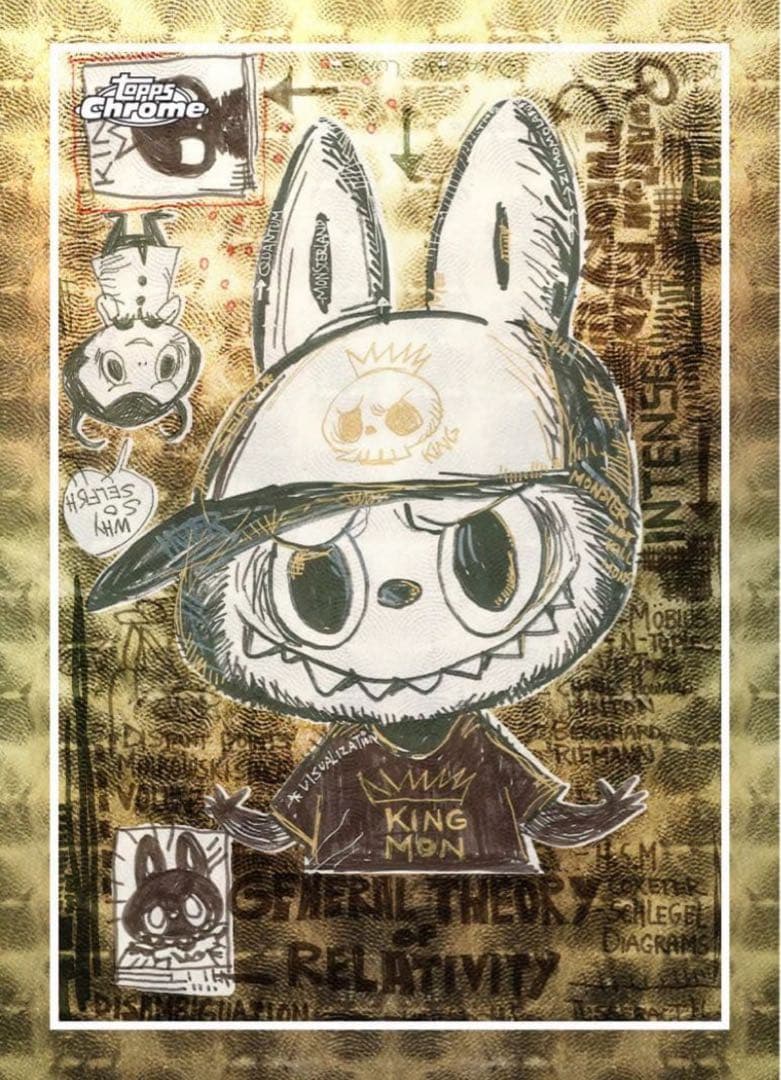 その他 2025 Topps Chrome Labubu 1box