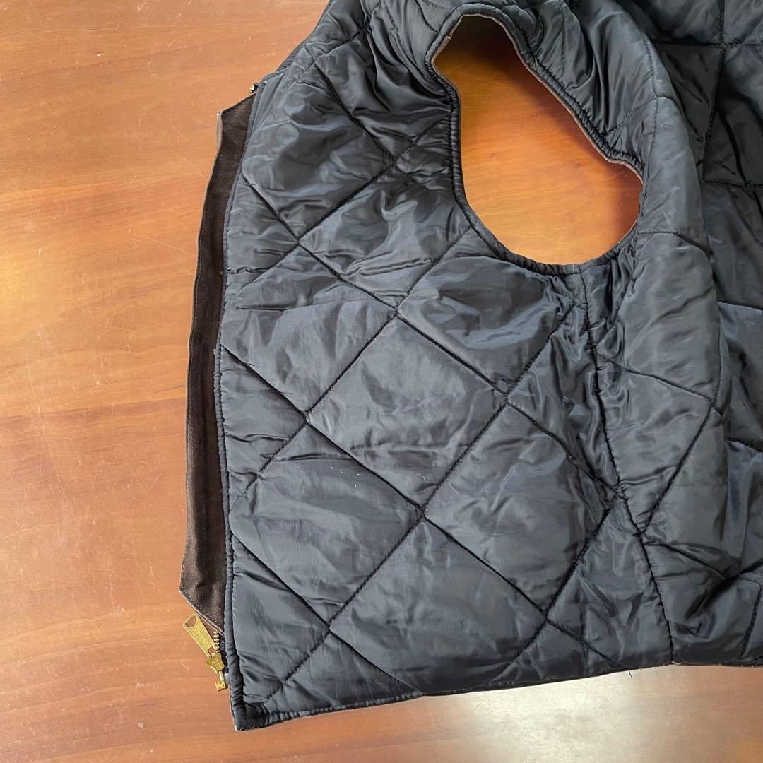 carhartt vtg ダックベスト V02 DKB L★USA★フェード