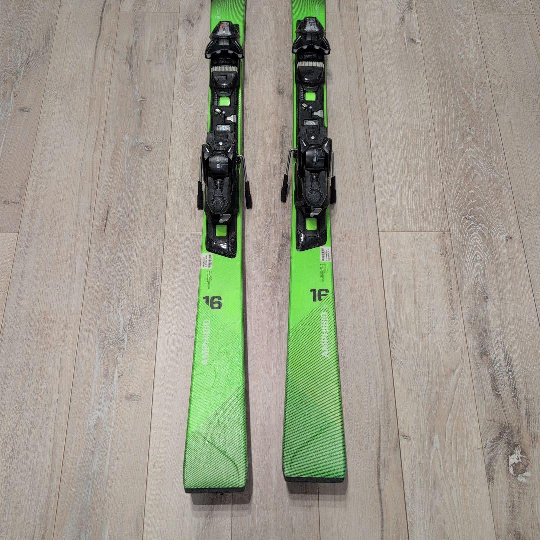 ELAN エラン AMPHIBIO16 166cm スキー板 バインディング付き