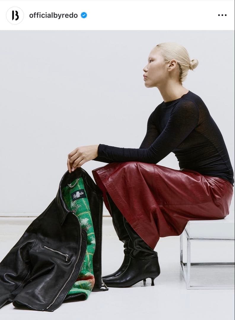 BYREDO バイレード レザージャケット　2025AW 定価¥501,325