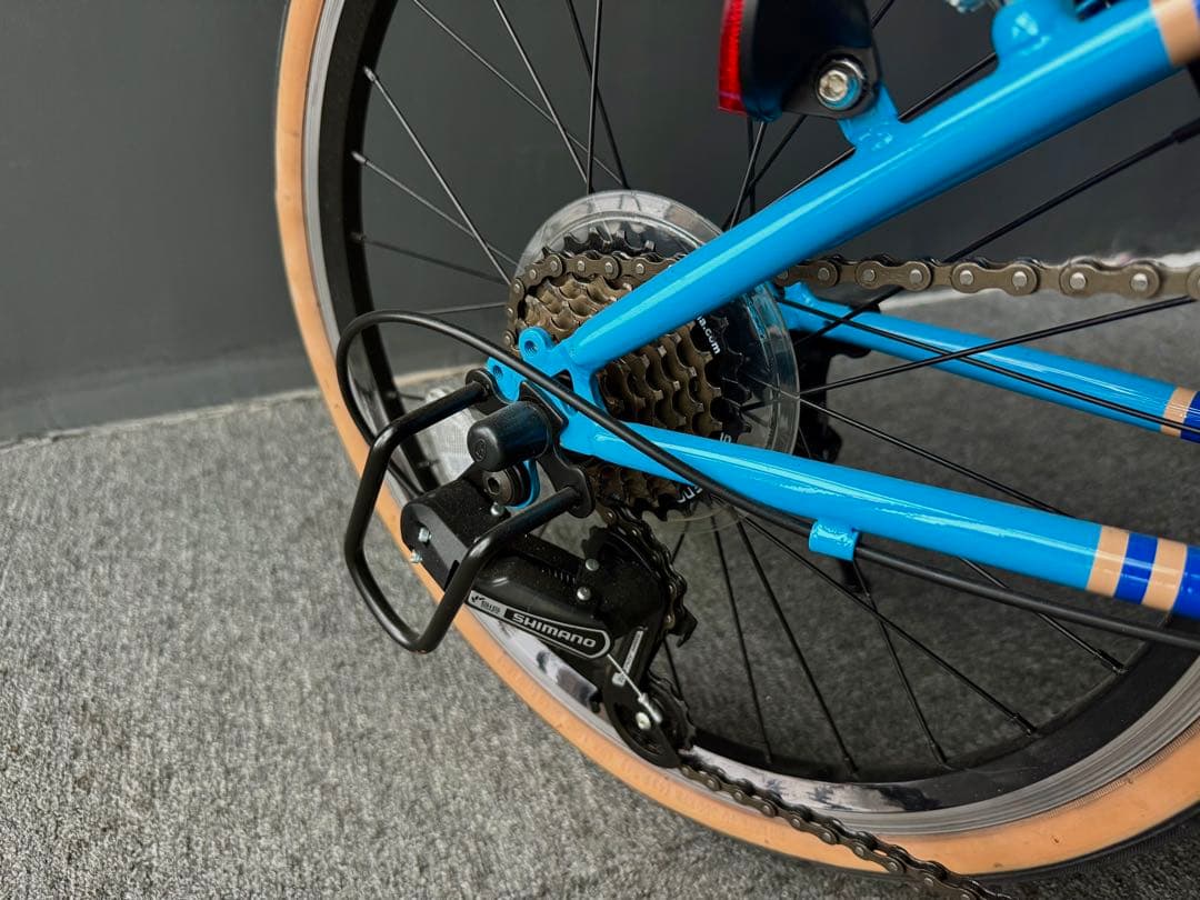 美品 新品未使用 Panther 20インチ折りたたみ自転車 スカイブルー