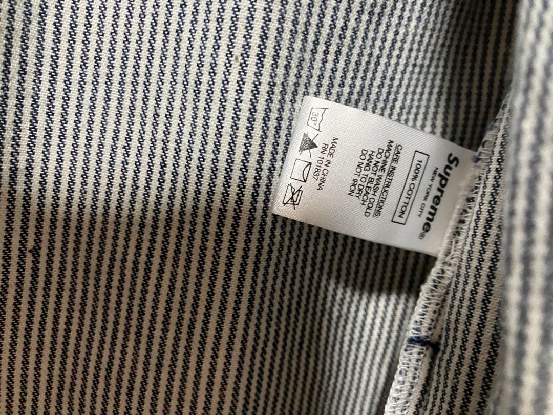 Supreme ストライプ 半袖シャツ