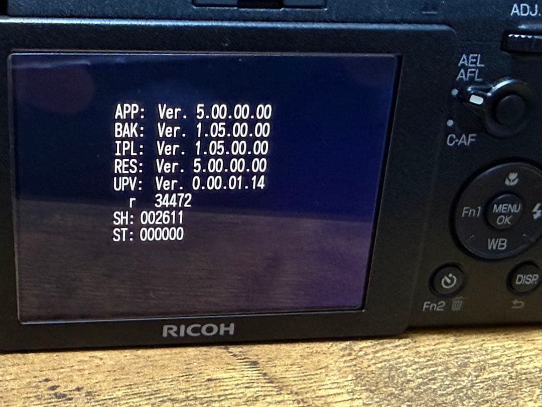 [美品]RICOH GR ショット数2611