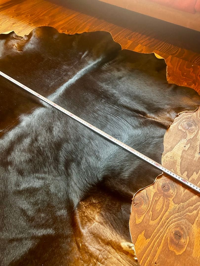 値下げ‼️希少カラー　カウラグ　ハラコ　ラグ