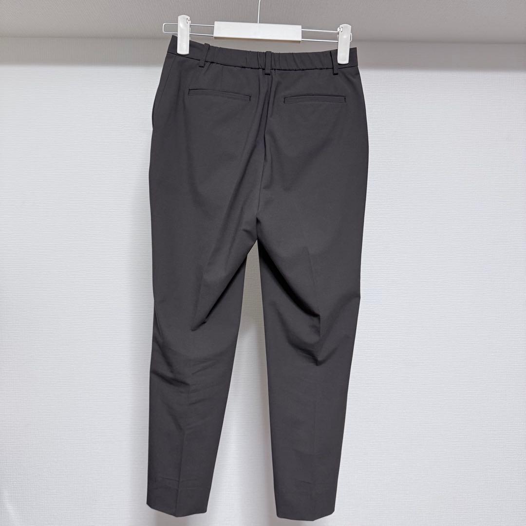 AOKI Les Mues 7号 茶 ノーカラージャケット&クロップドパンツ