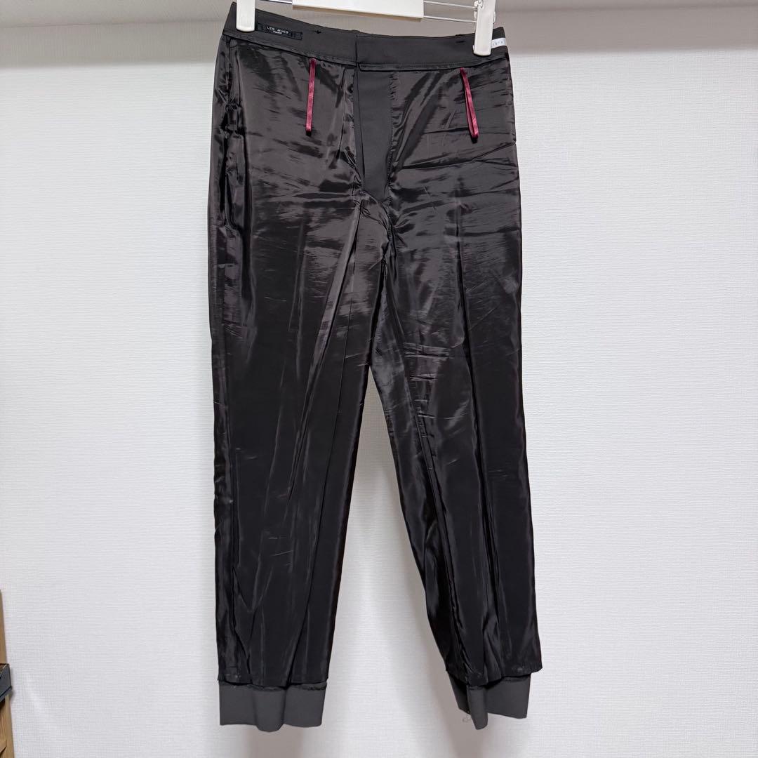 AOKI Les Mues 7号 茶 ノーカラージャケット&クロップドパンツ