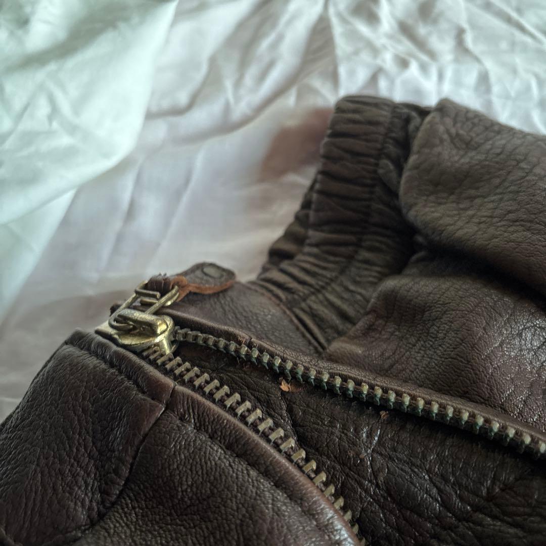 【90s】Swinger レザー ボンバージャケット 本革 A-2 ラムレザー