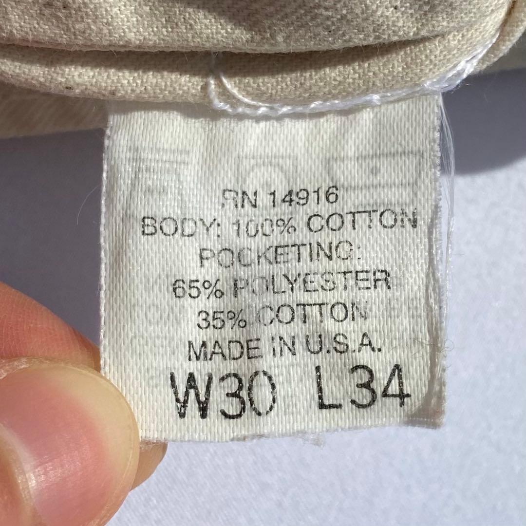 ス*ン様 90's pointer オーバーオール ホワイトキャンバス　w30