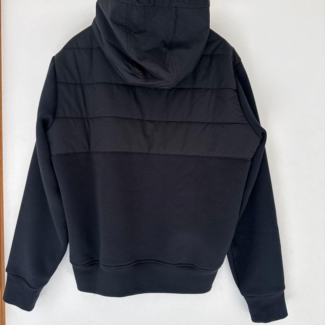 ラルフローレン　フーディーブルゾンパーカー黒　M size スウェット×ナイロン