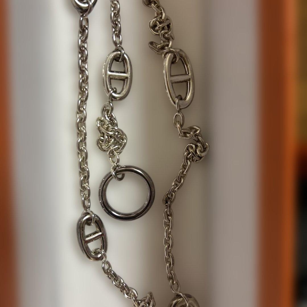 エルメス　ネックレス　ネックレス ファランドール80 シェーヌダンクル