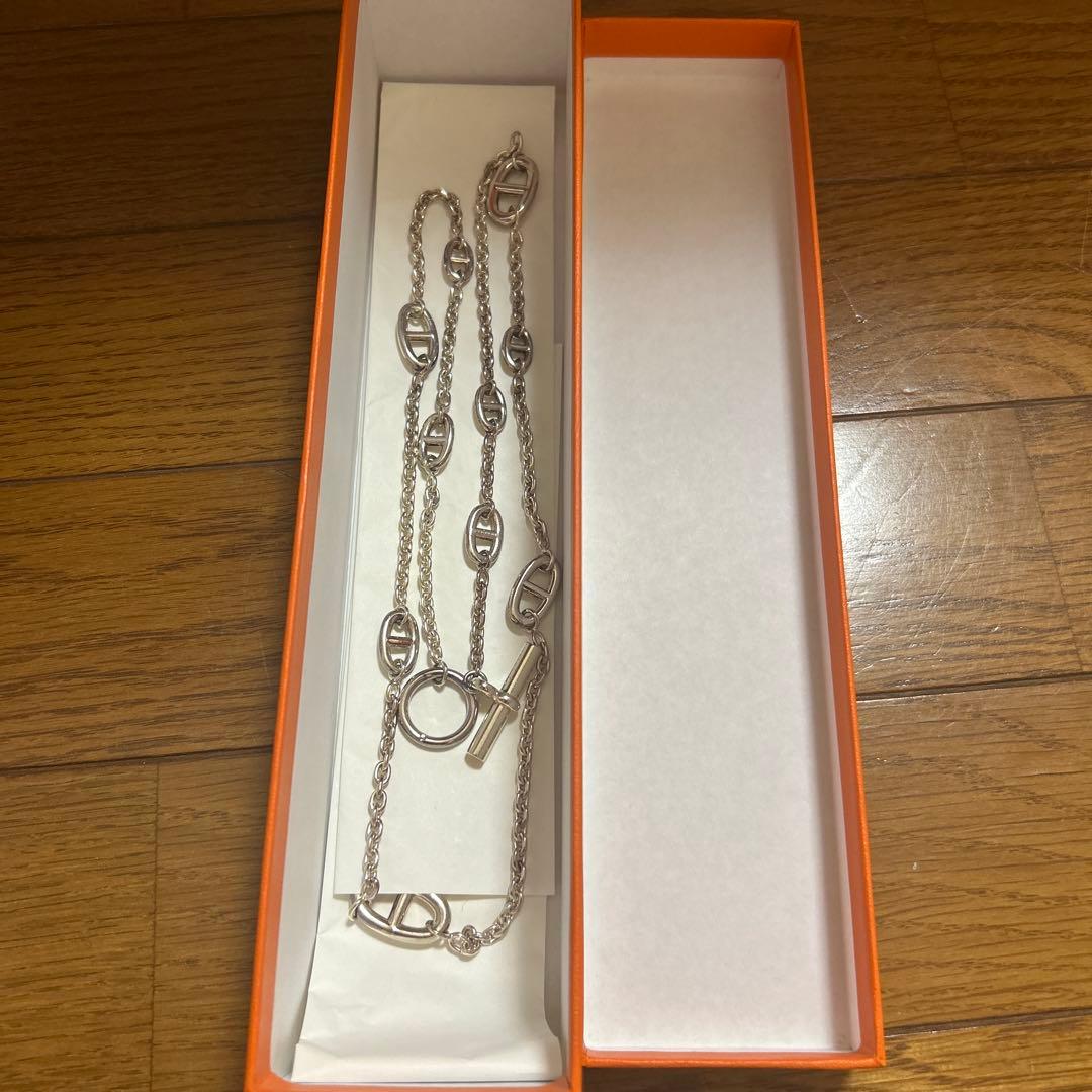 エルメス　ネックレス　ネックレス ファランドール80 シェーヌダンクル
