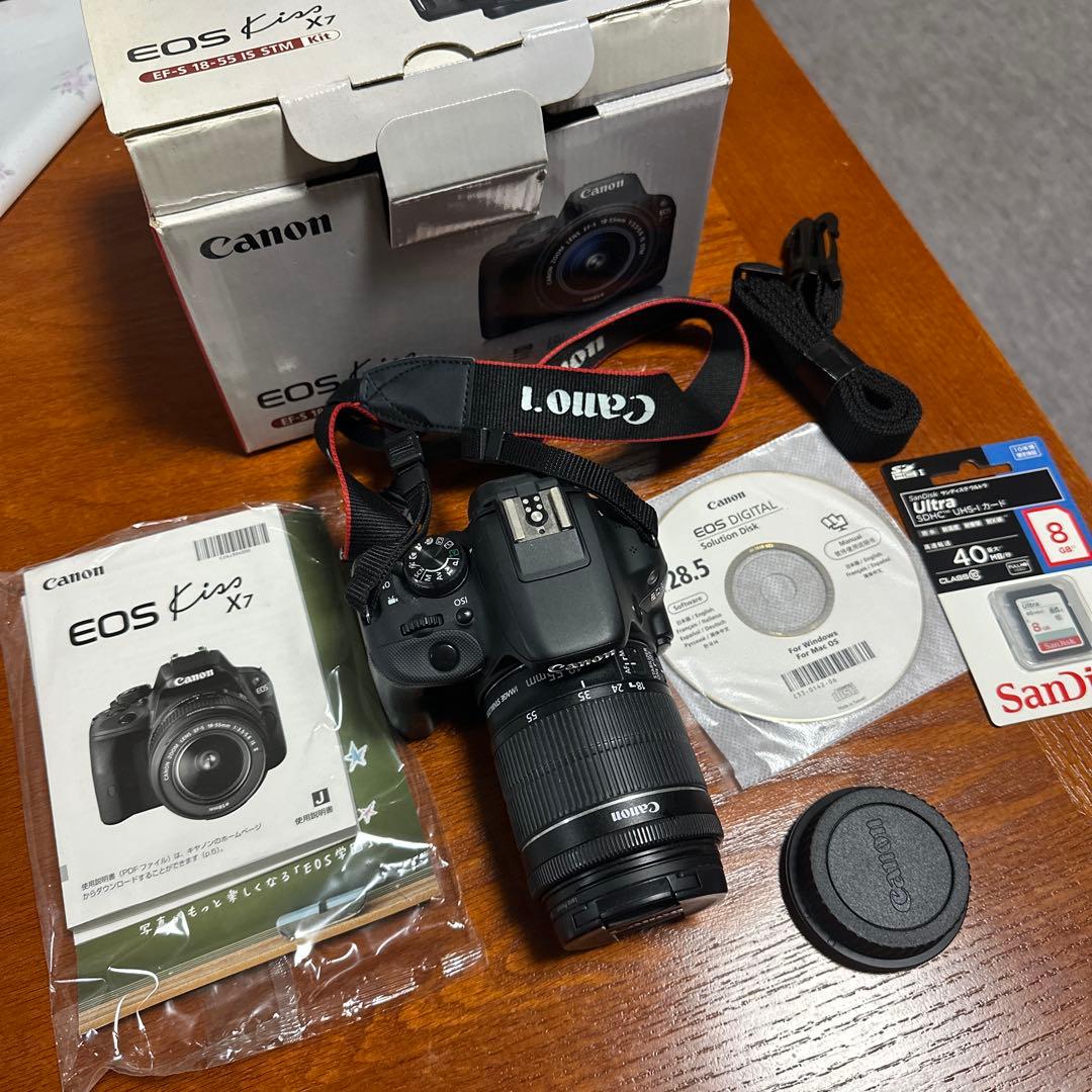 デジタルカメラ Canon EOS Kiss X7 EF-S 18-55 IS STM