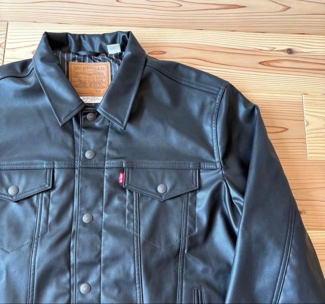 ジャケット・アウター LEVI'S JP Limited Leather Trucker Jacket