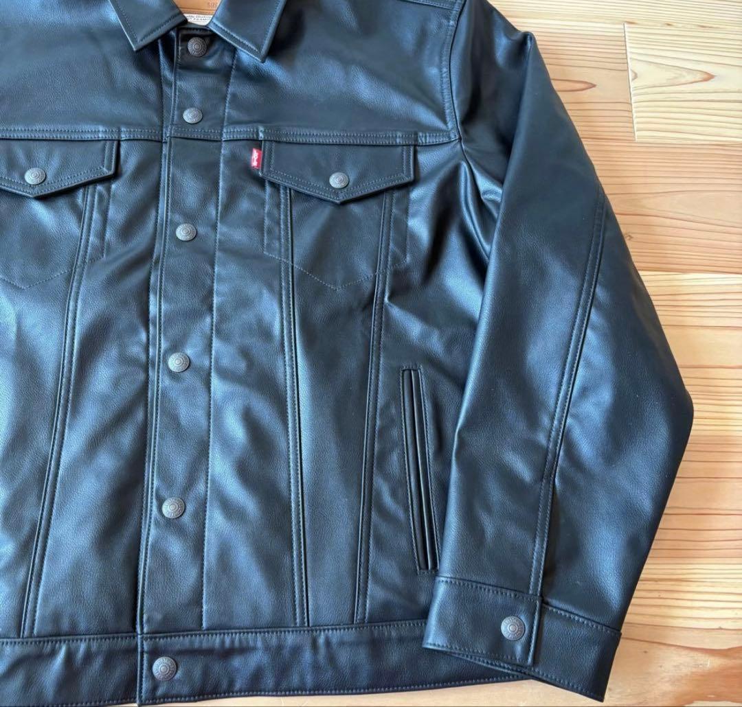 ジャケット・アウター LEVI'S JP Limited Leather Trucker Jacket