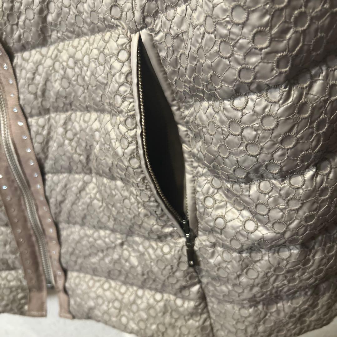 REMALON 高級　ダウン　ジャケット　ベージュ 大きいサイズ