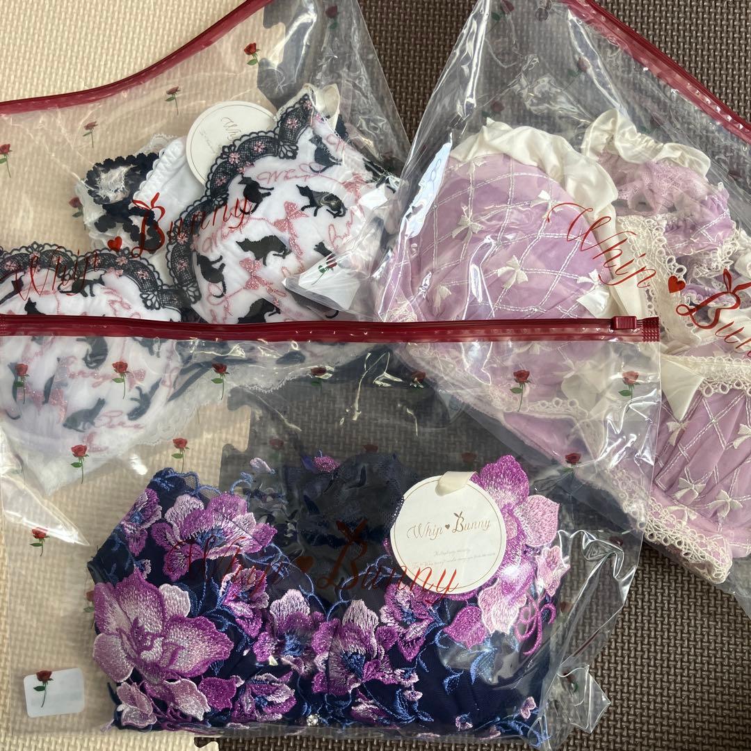 Whip Bunny ブラジャーショーツ3点セット Ｅ65