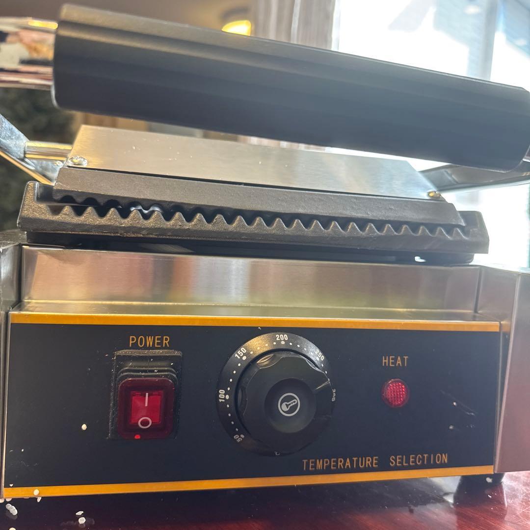 【今だけ格安/業務用】ステンレス ホットサンドメーカー 温度調整機能付き