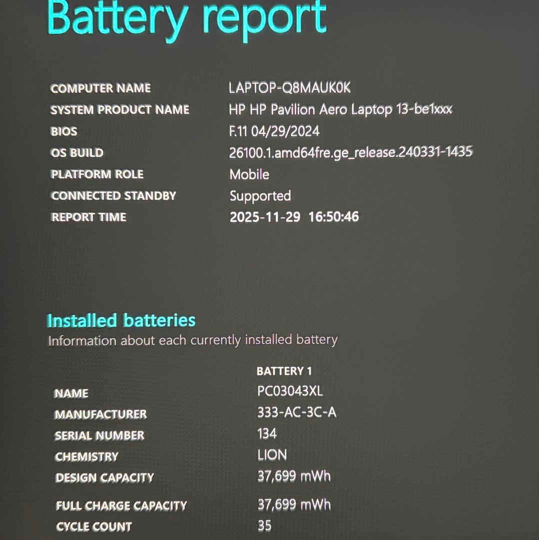 準美品 Pavilion Laptop 13 Ryzen7 5825U 16GB