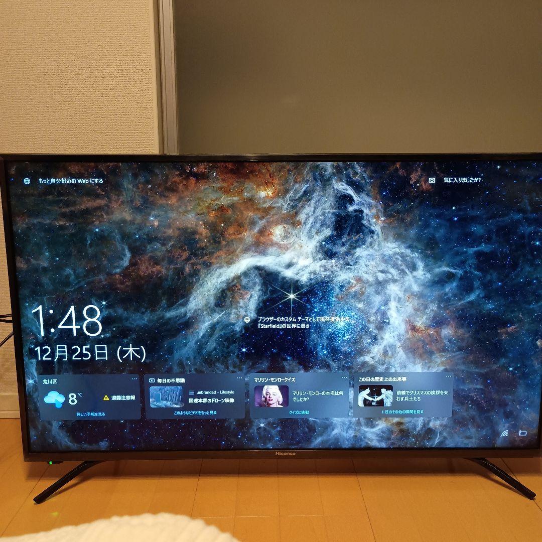 ハイセンス Hisense 液晶テレビ 43V型 43F60E 2021年製