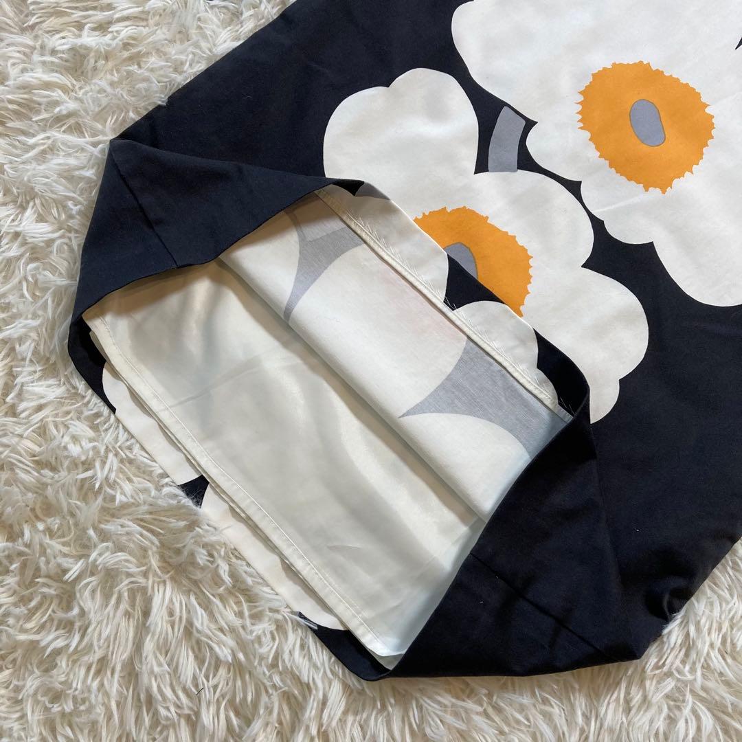 極美品 marimekko マリメッコ ウニッコ柄 ワンピース 40 ブラック