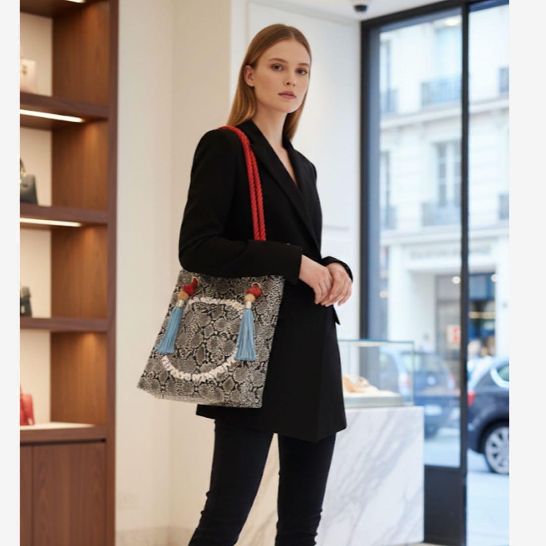 希少 渋谷龍太 BANZAI ヘビ柄 トートバッグ 限定品