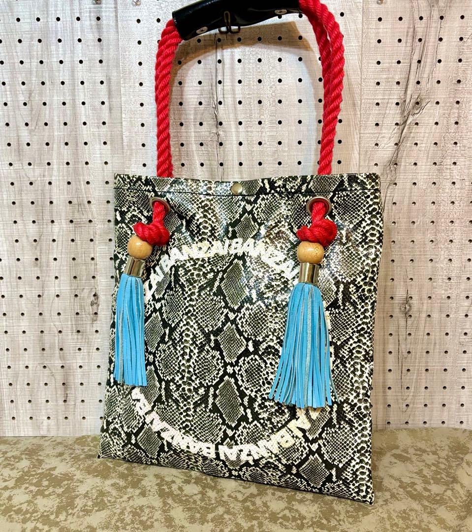 希少 渋谷龍太 BANZAI ヘビ柄 トートバッグ 限定品