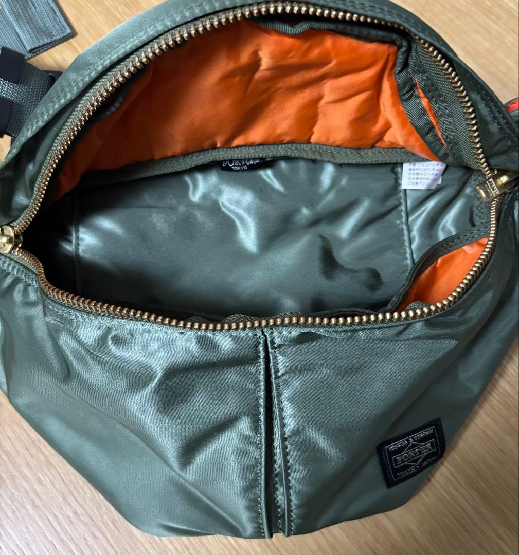 【新品/入手困難】PORTER タンカー　ボディバック　ウェストポーチ　グリーン