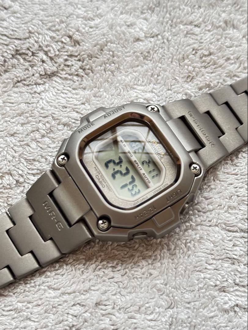 【未使用・箱/保証書付】カシオMRG-110T初代角型フルチタンGショック