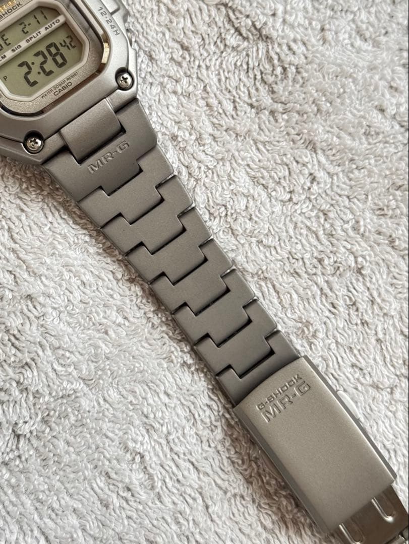 【未使用・箱/保証書付】カシオMRG-110T初代角型フルチタンGショック
