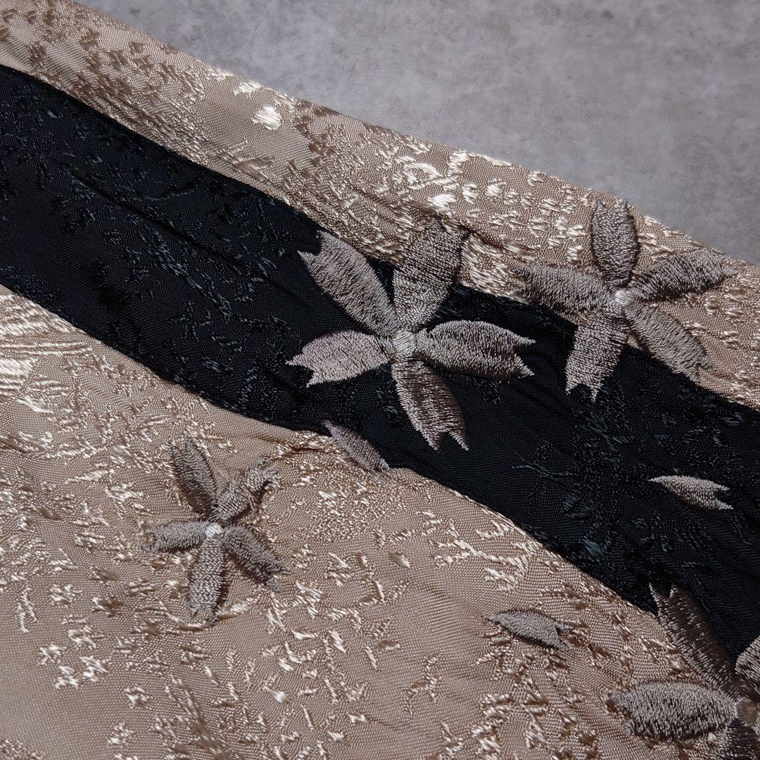 百花繚乱 リバーシブルスカジャン 般若 レーヨン M