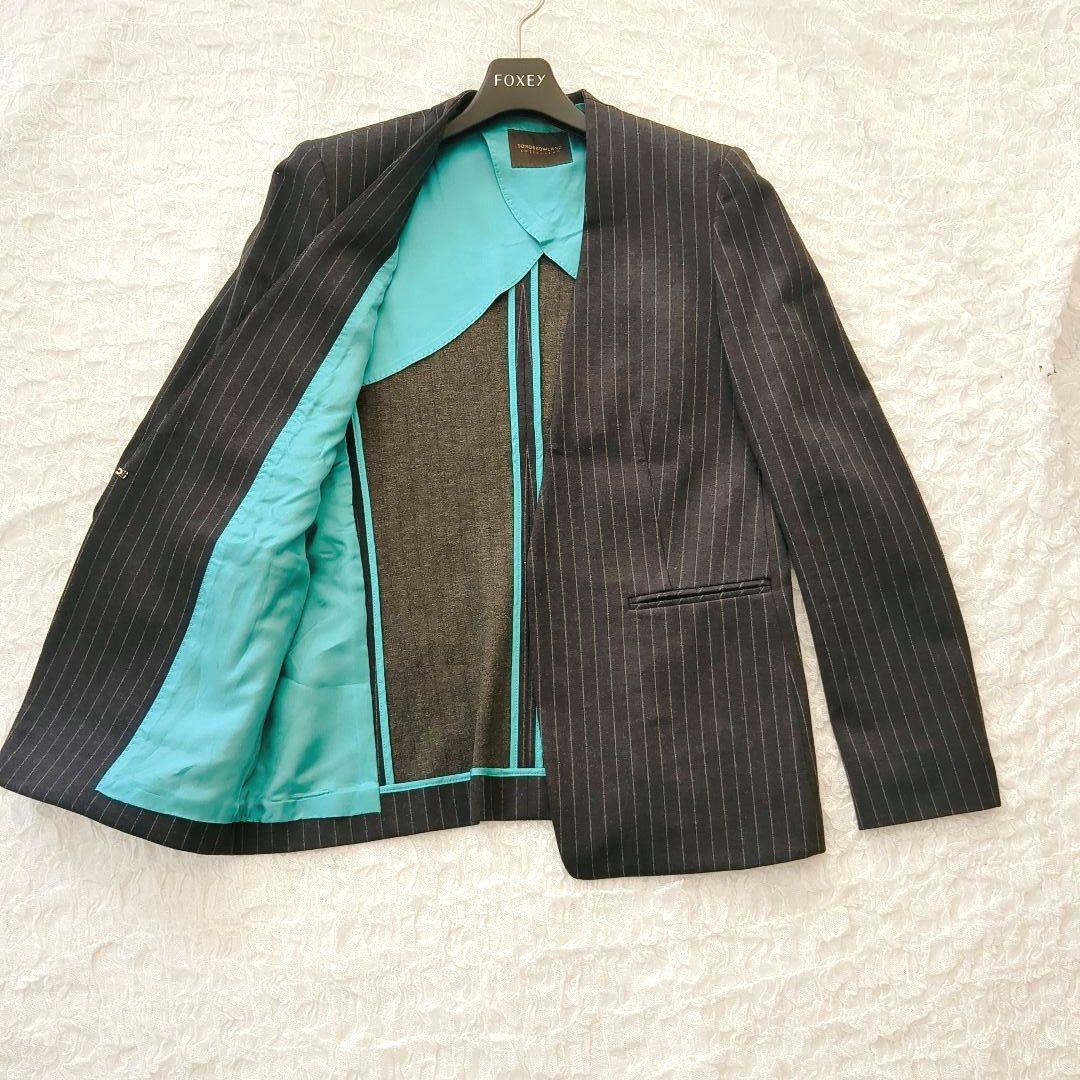 美品　トゥモローランドコレクション　スーツ　ジャケット　パンツ　36.38　伸縮