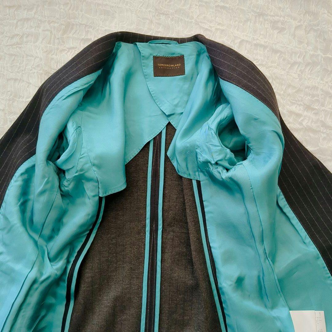 美品　トゥモローランドコレクション　スーツ　ジャケット　パンツ　36.38　伸縮