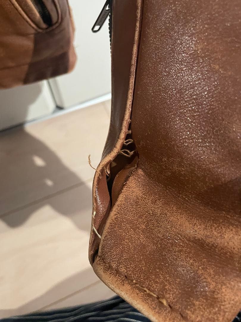 値下中！　schott シングルライダースジャケット茶　34 ボア付