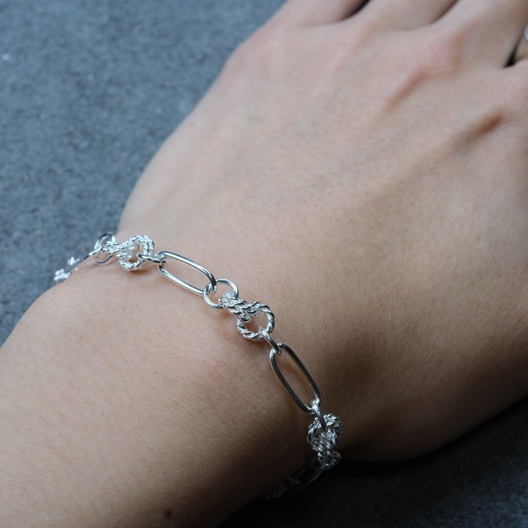 メキシコ タスコ製 シルバー925 フープデザインブレスレット/マンテル/軽研磨