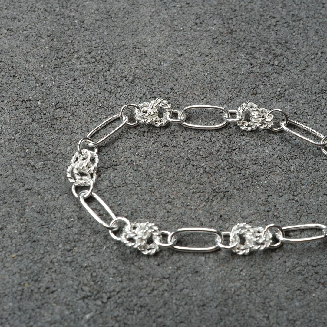 メキシコ タスコ製 シルバー925 フープデザインブレスレット/マンテル/軽研磨