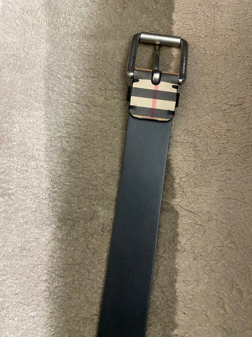 Burberry ベルト ベージュ ブラック 85cm