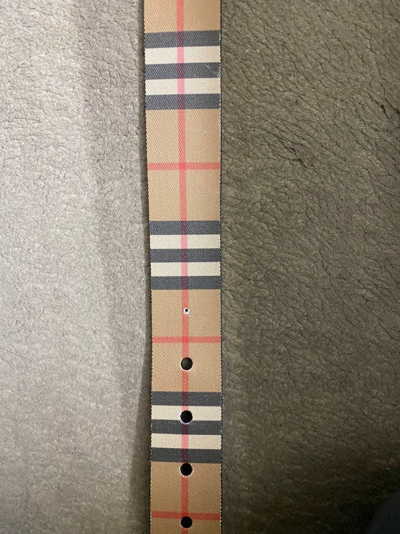 Burberry ベルト ベージュ ブラック 85cm