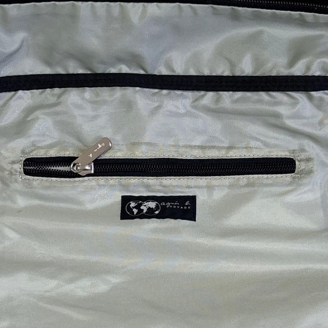 2way✨アニエスベー ナイロン ボストンバッグ ショルダーバッグ 南京錠 黒