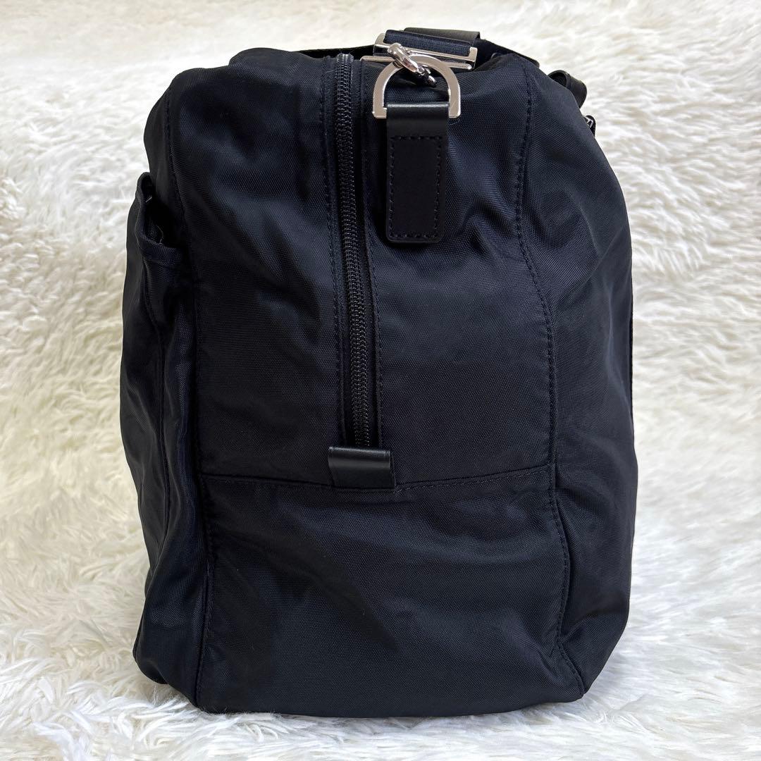 2way✨アニエスベー ナイロン ボストンバッグ ショルダーバッグ 南京錠 黒