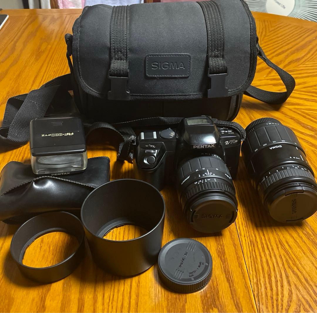 【お値下げします】PENTAX カメラ　望遠レンズ　バッグ付き