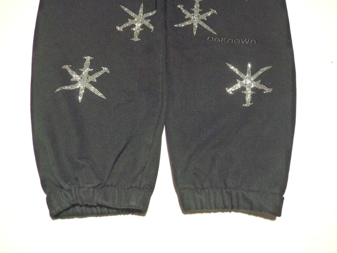 、　unknown　アンノウン　パーカー　セットアップ　ブラック　上下M