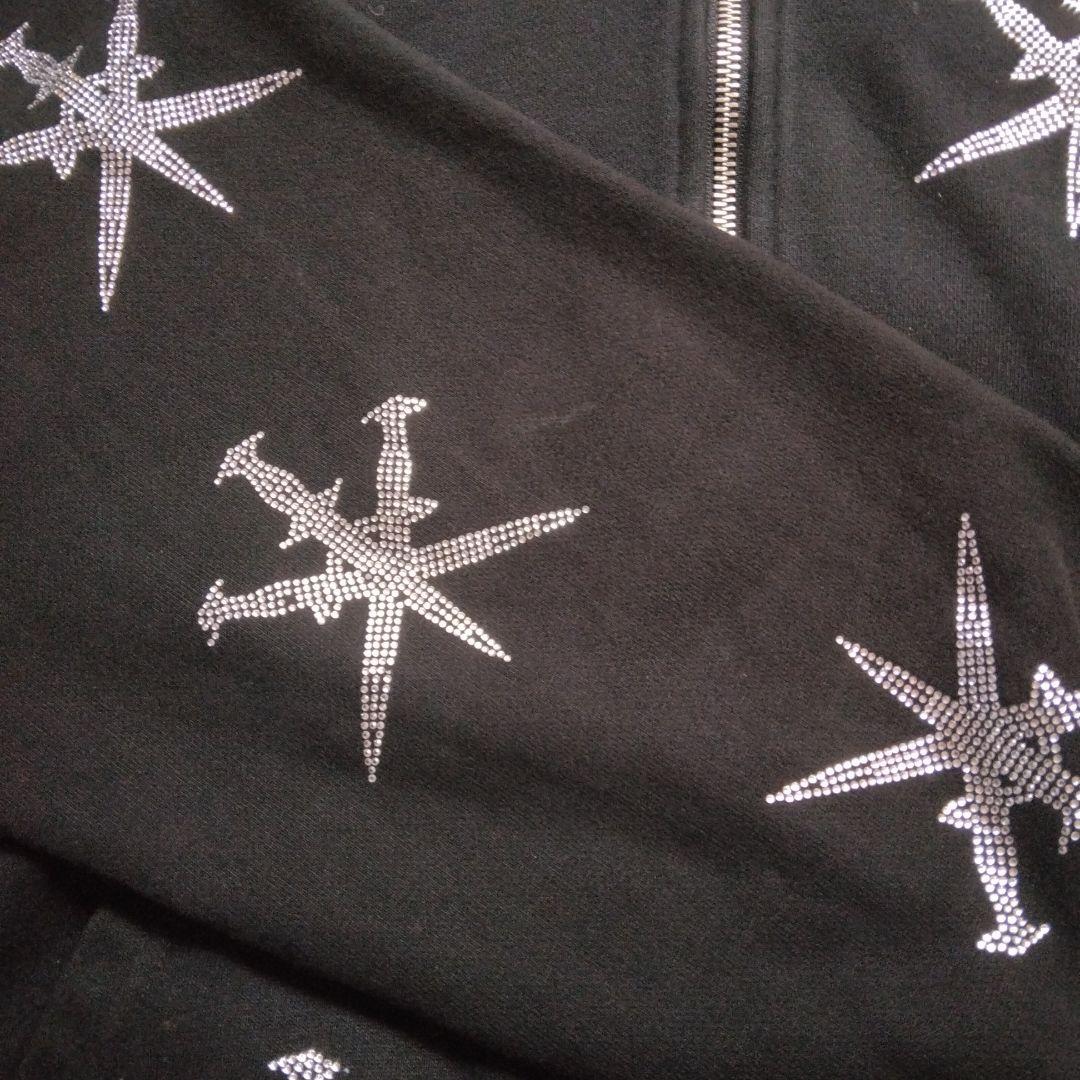 、　unknown　アンノウン　パーカー　セットアップ　ブラック　上下M