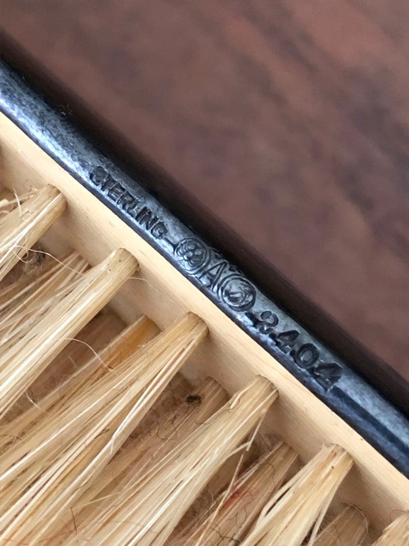 ヴィンテージ　スターリングシルバー　ブラシ　純銀製　ビンテージ　STERLING