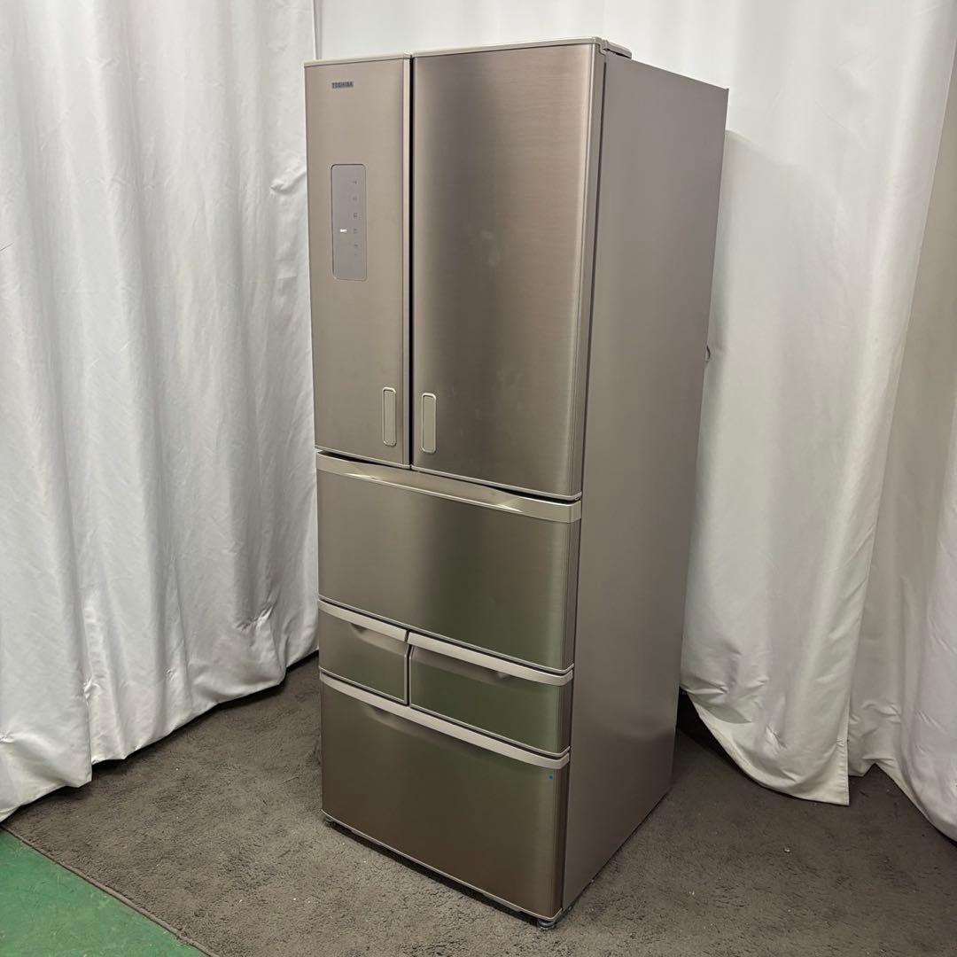 156　東芝　冷蔵庫　500ℓ　大型　綺麗　フレンチドア　中古　設置無料　安い‼️