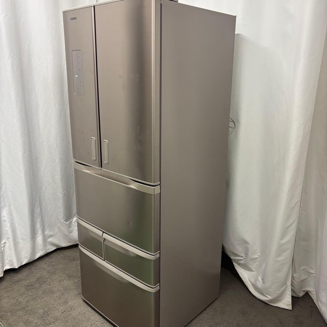 156　東芝　冷蔵庫　500ℓ　大型　綺麗　フレンチドア　中古　設置無料　安い‼️