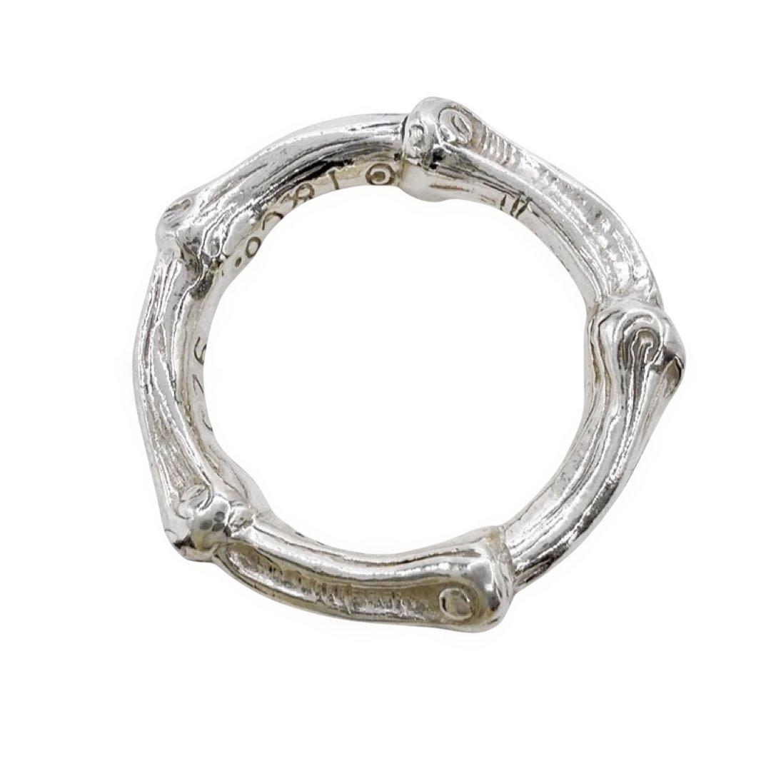 【美品】オールド ティファニー バンブー リング シルバー 925 11号 刻印