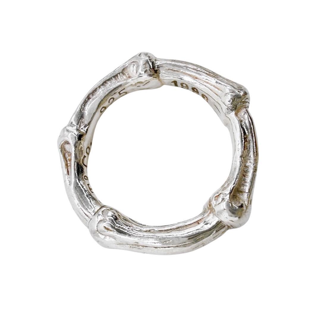 【美品】オールド ティファニー バンブー リング シルバー 925 11号 刻印