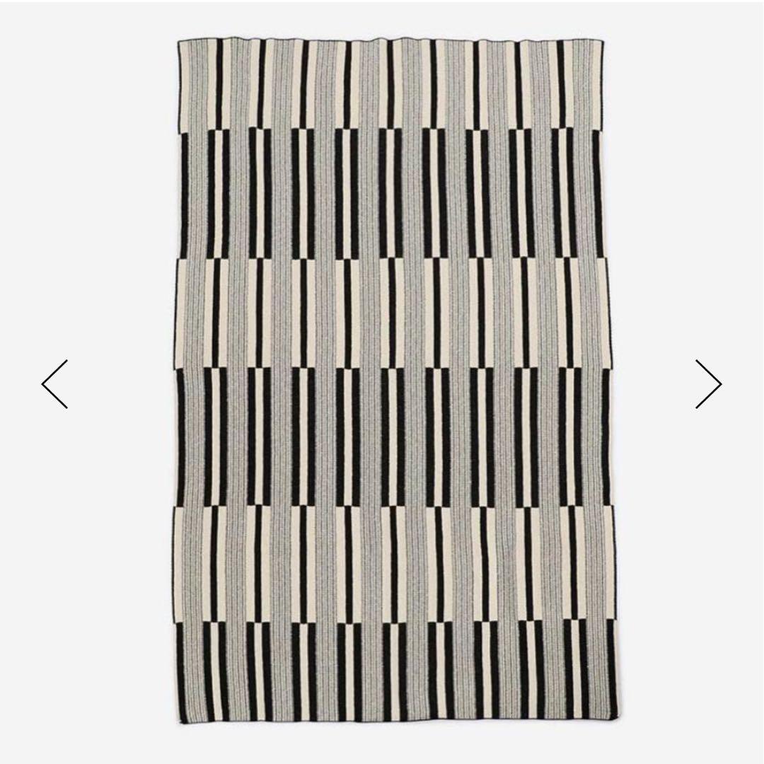 【公式販売終了品】NARVA スロー 130×180cm ブラック　綿100%