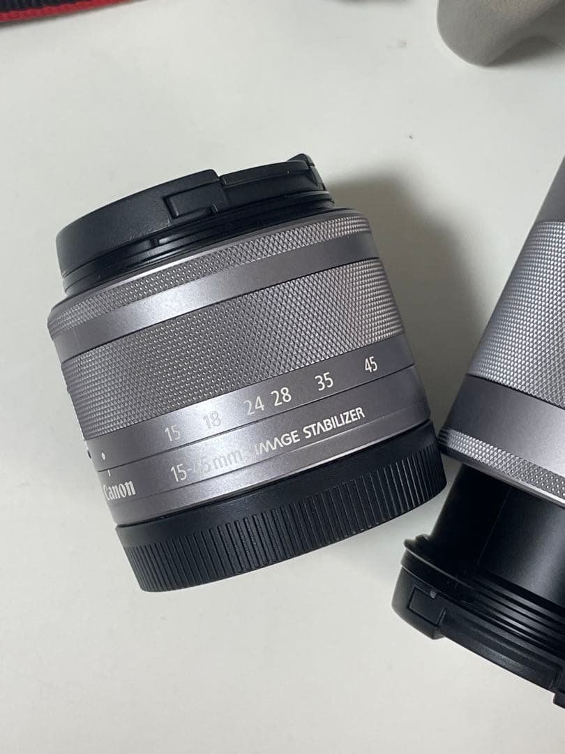 Canon EOS M3 ミラーレス一眼 白 EF-M 55-200mm セット